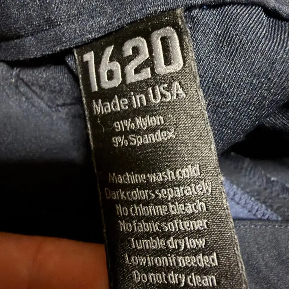 1620 Shorts Men’s 34 Navy Blue Performance Workwear Utility Stretch Made USA